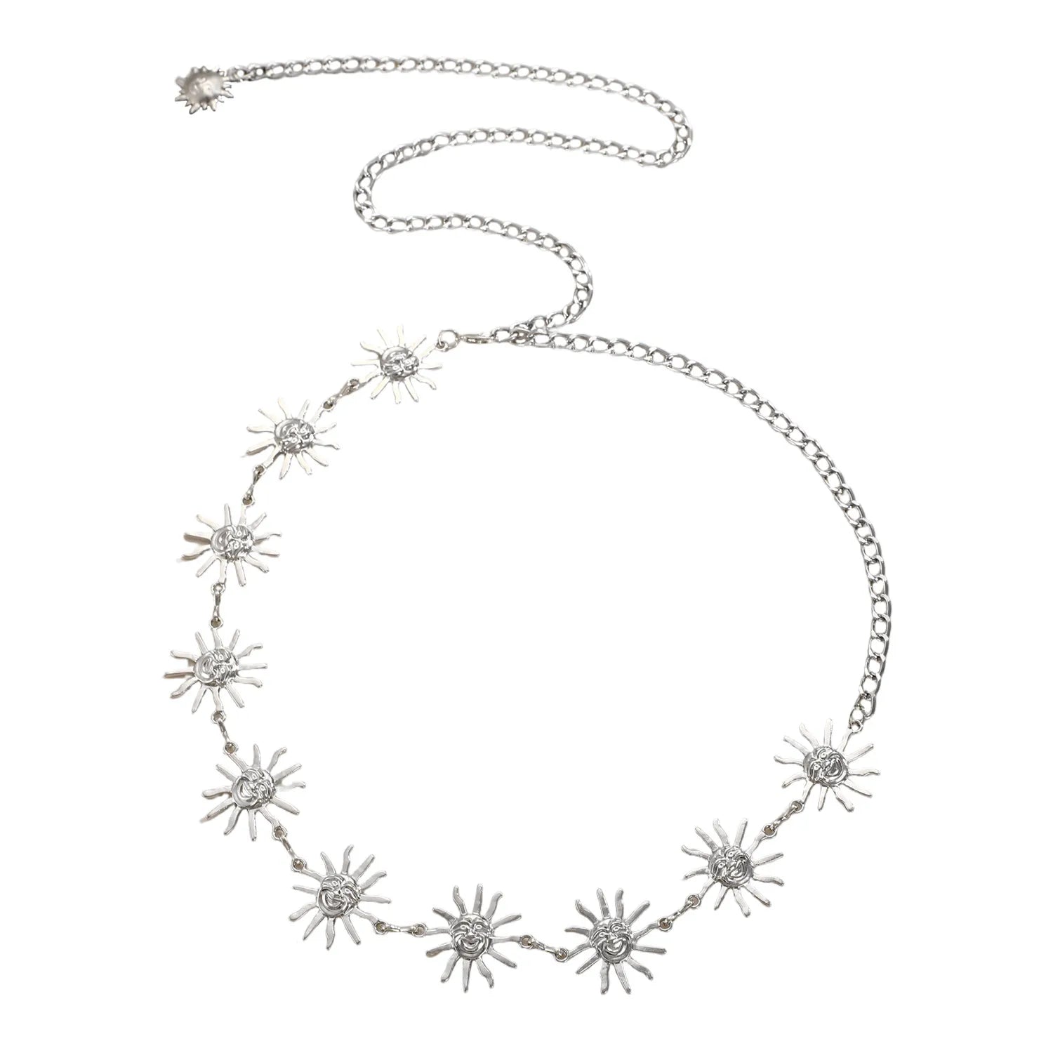 BELLY CHAIN THE SUN SILVER