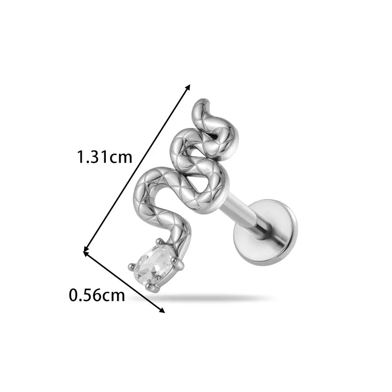 PIERCING SNAKE SILVER