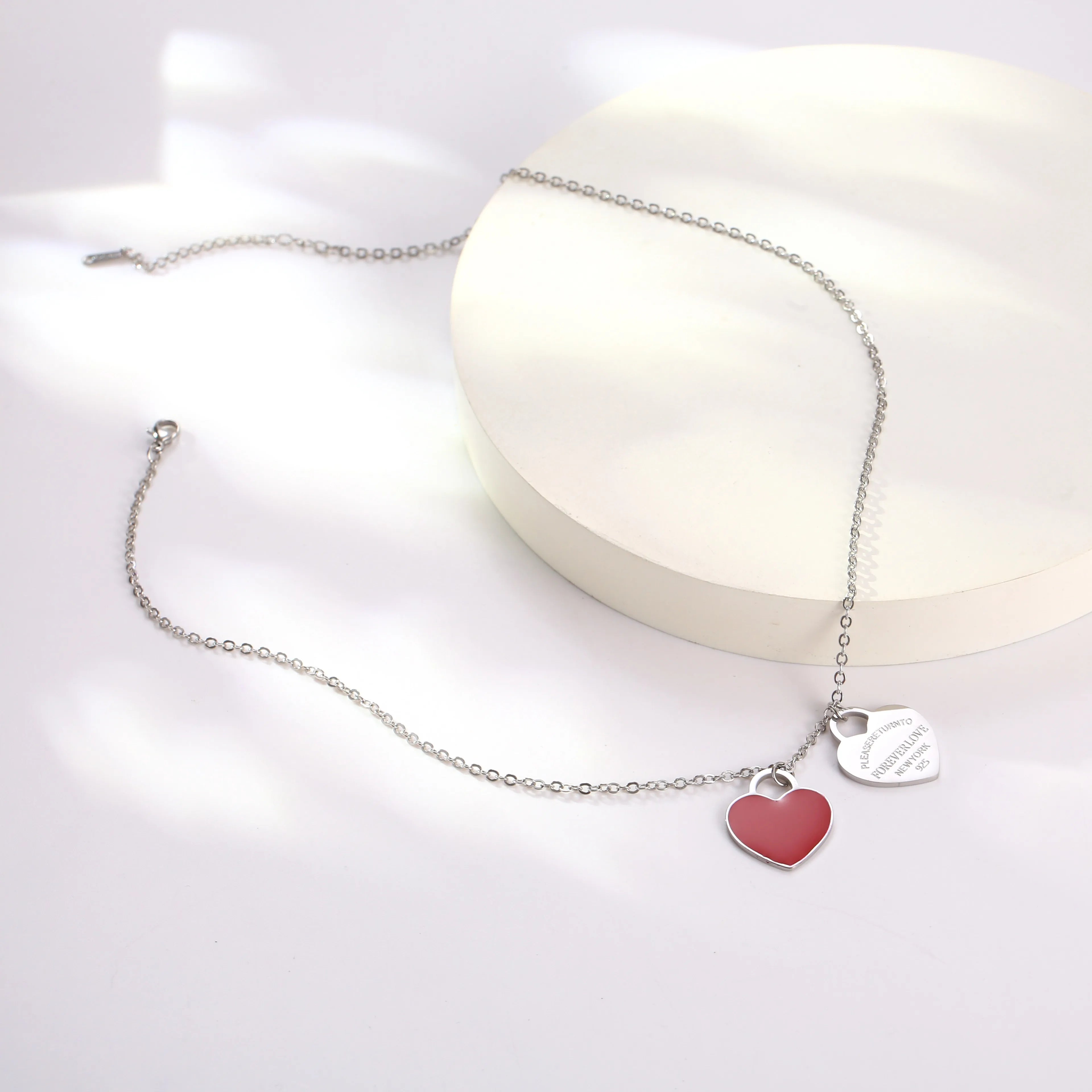 COLLAR LIKE TIFF RED SILVER