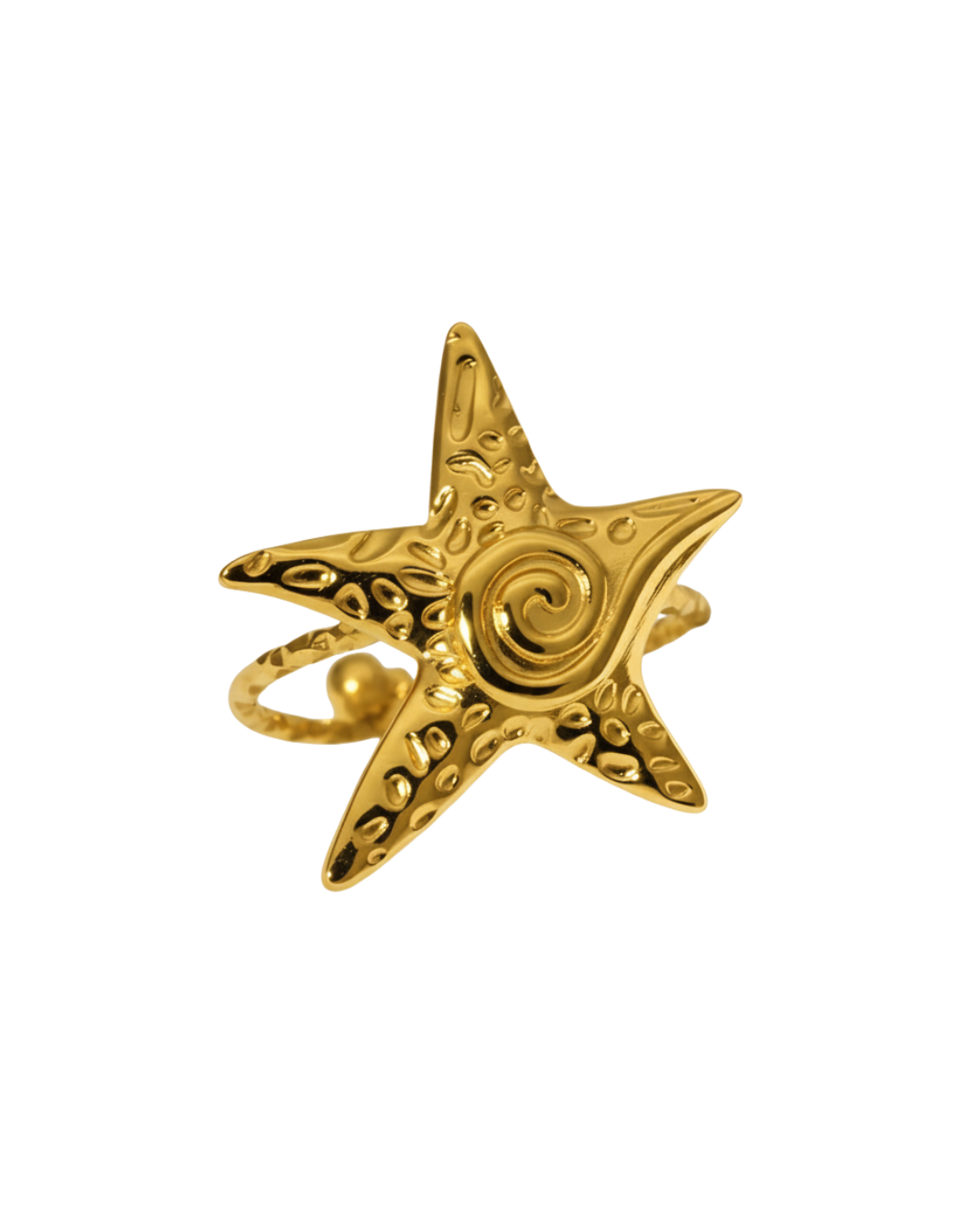 ANILLO ESTRELLA DE MAR GOLD