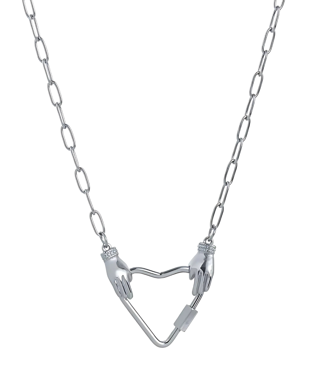 COLLAR HOLD ON LOVER SILVER
