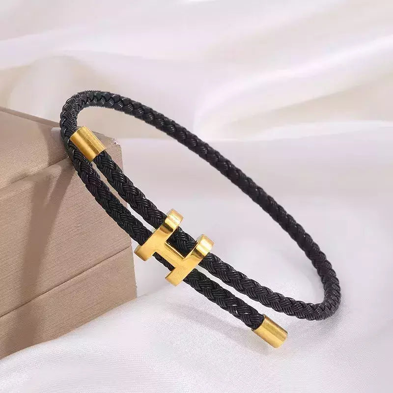 PULSERA TENNIS HERMES BLACK