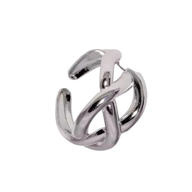 ANILLO TRENZADO SILVER