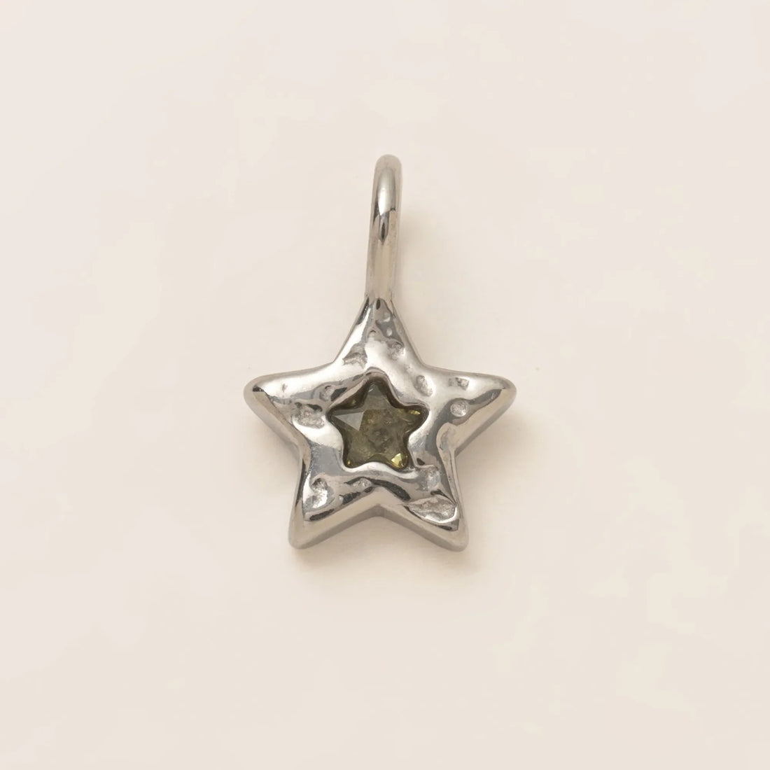 DIJE ESTRELLA GREEN SILVER