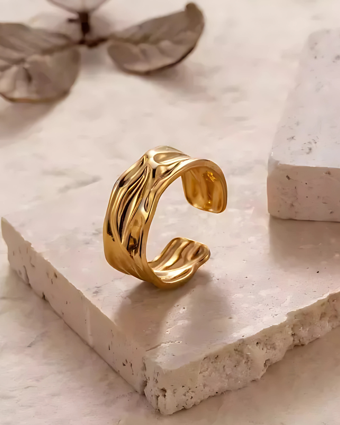 ANILLO BIG PINKY GOLD