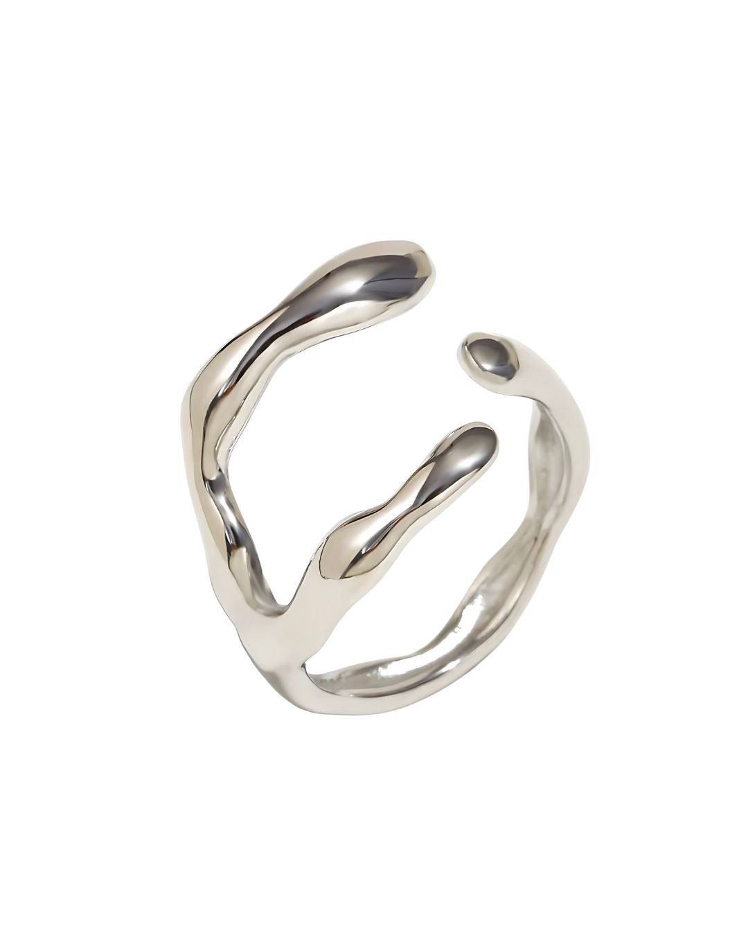 ANILLO IRREGULAR SILVER
