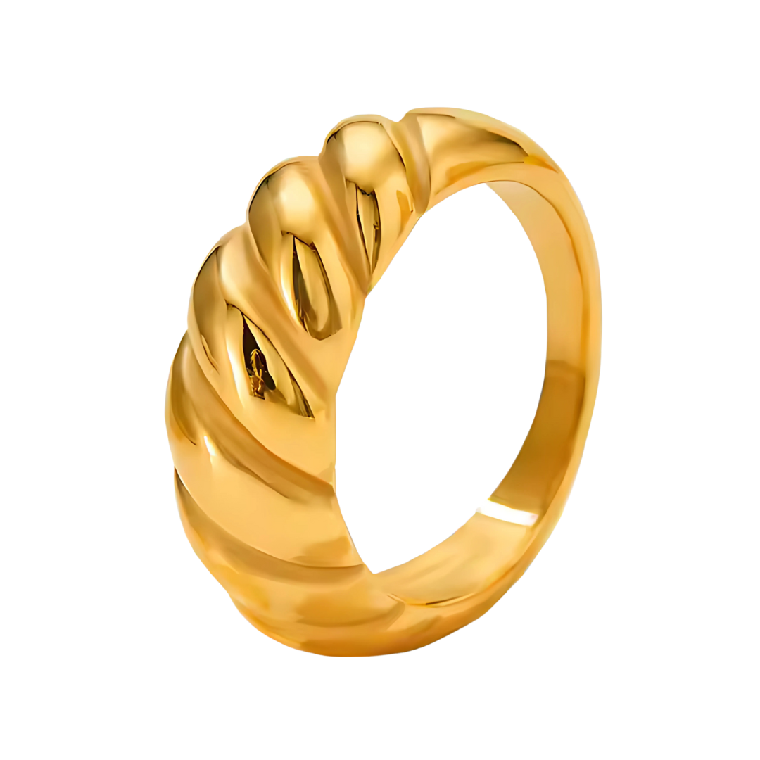 ANILLLO CROISSANT GOLD