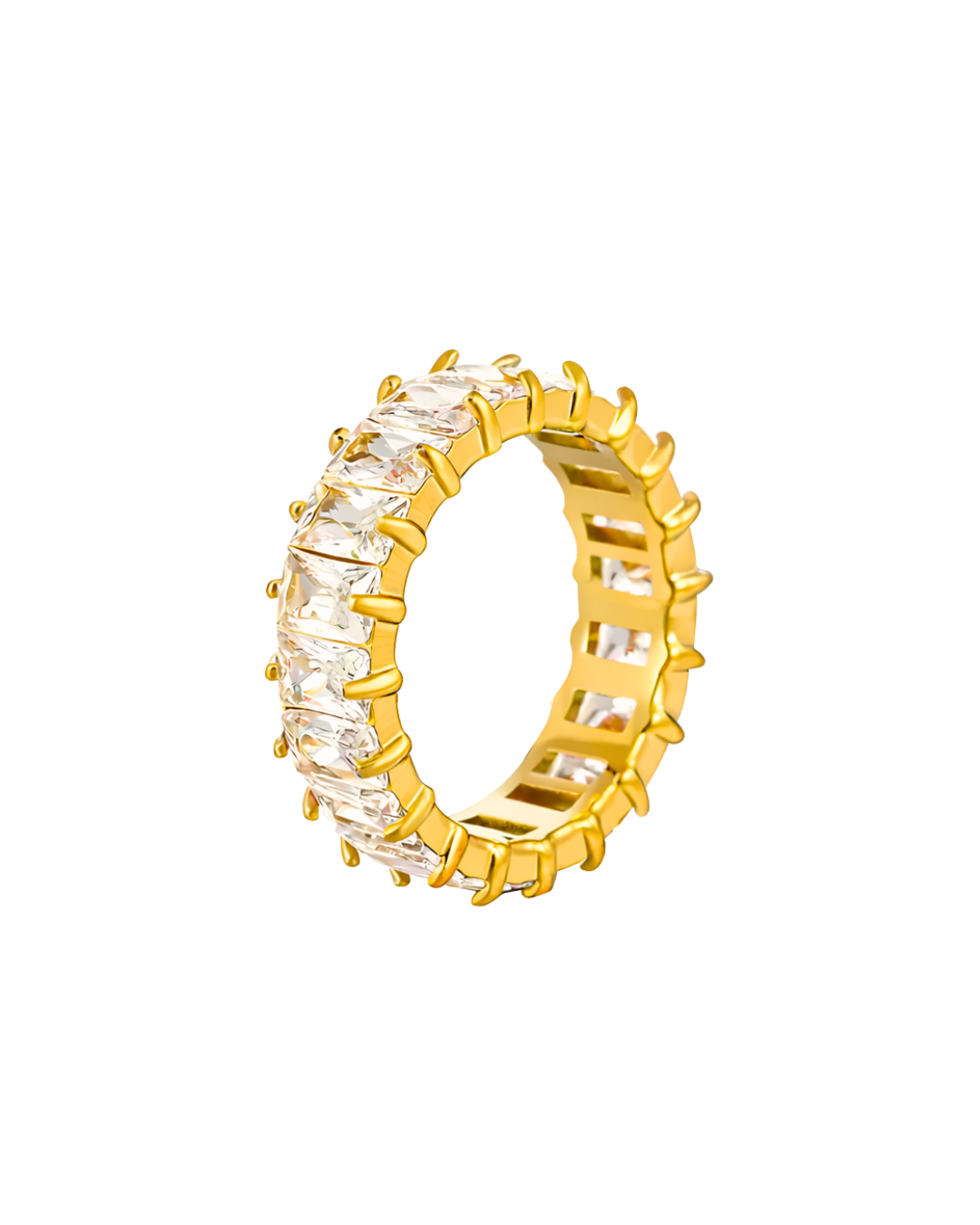 ANILLO LUXURY CUADRADO GOLD