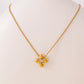 COLLAR FLOWER WAVY GOLD