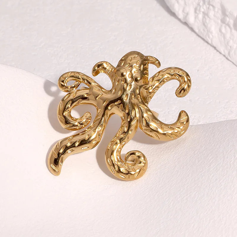 ANILLO PULPO GOLD
