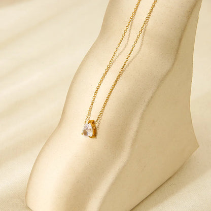 COLLAR DROP CUBIC GOLD PREMIUM