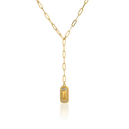 COLLAR CORBATERO LUXOR GOLD