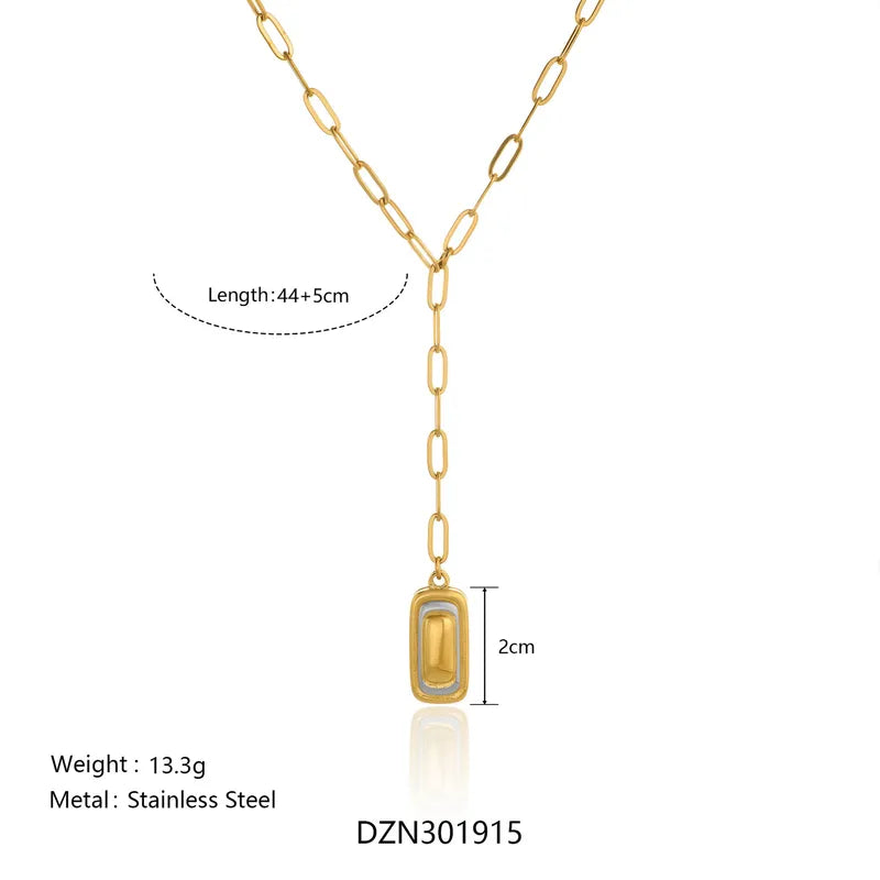 COLLAR CORBATERO LUXOR GOLD