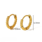 AROS HOOPS TORNEADOS GOLD
