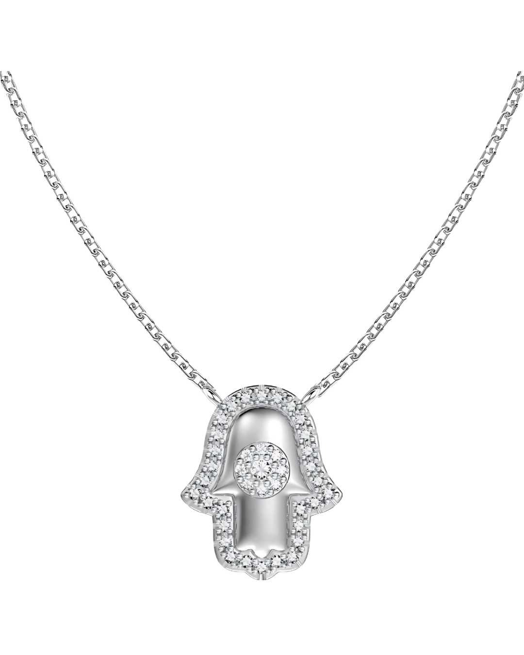 Collar Hamsa Silver
