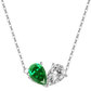 Collar Les amoureux de l'émeraude