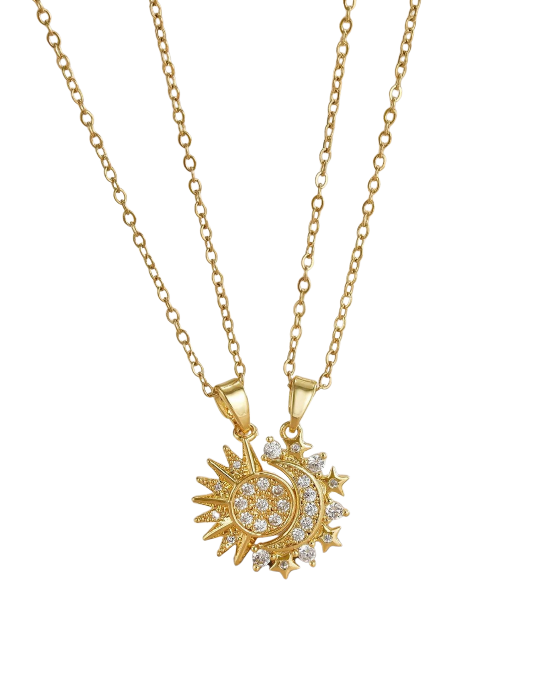 COLLARES THE MOON AND SUN SHINY