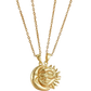 COLLARES THE MOON AND SUN GOLD
