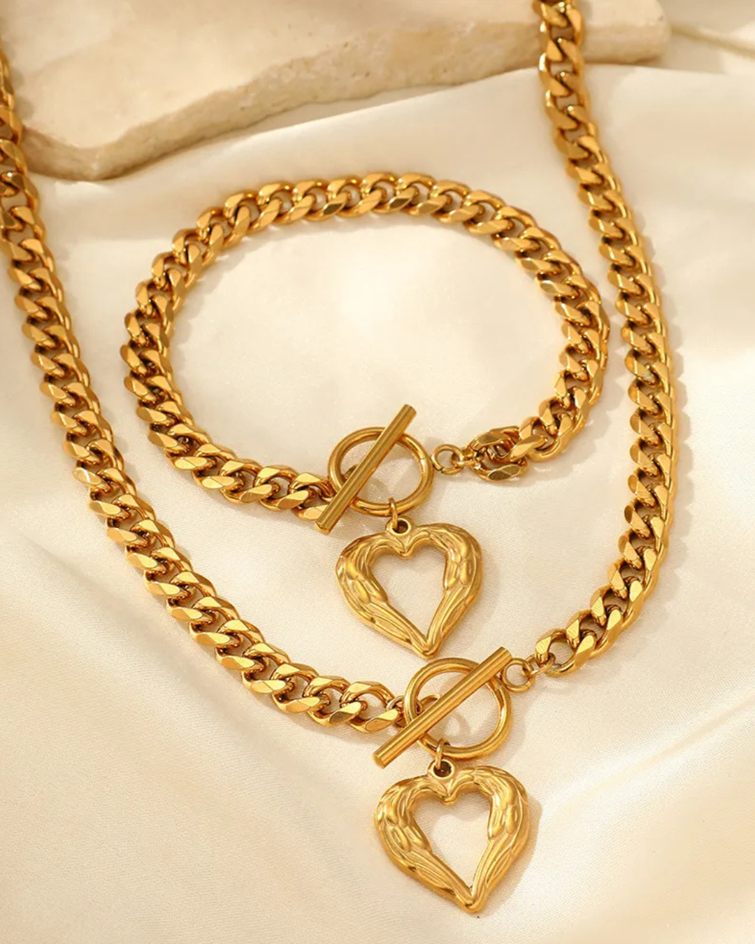 COMBO HEART WINGS GOLD