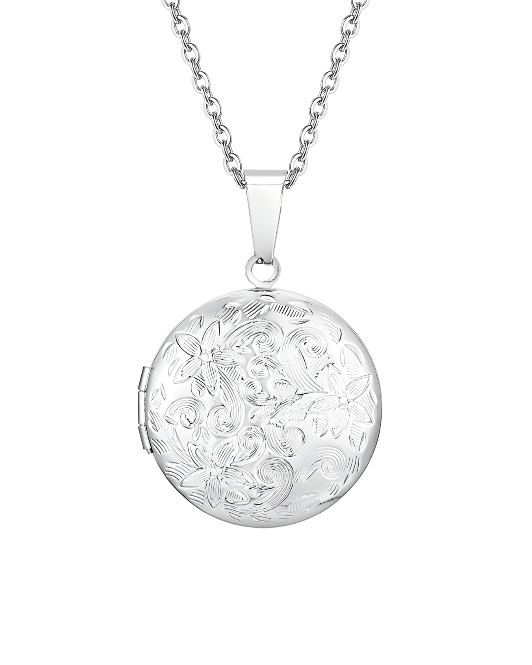 COLLAR RELICARIO LOTO SILVER