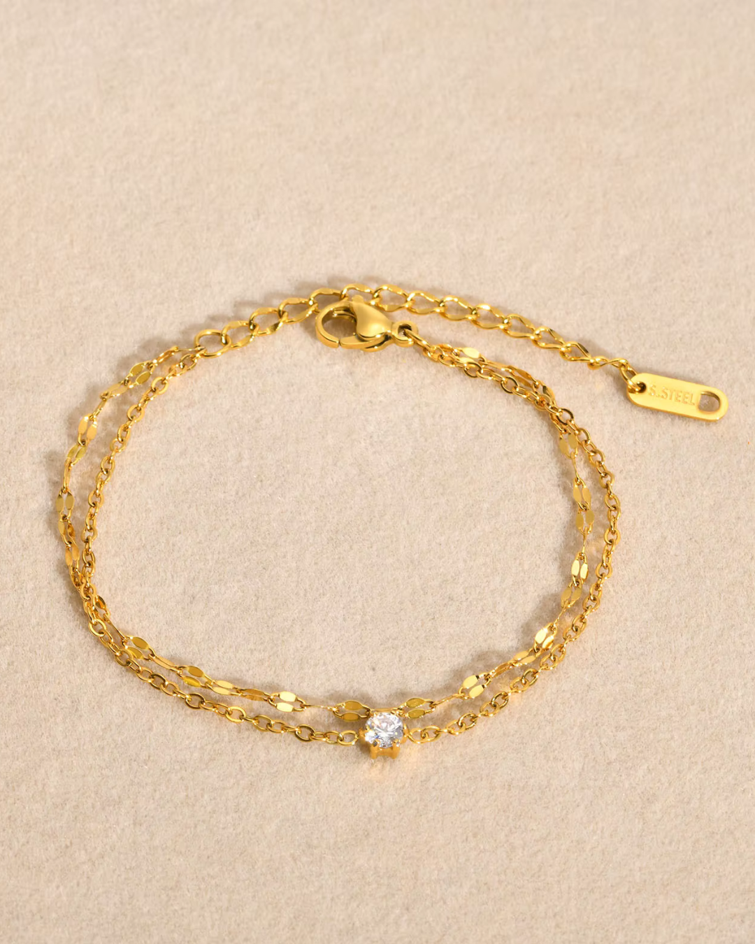 PULSERA DOUBLE SUSAN CHARMIE