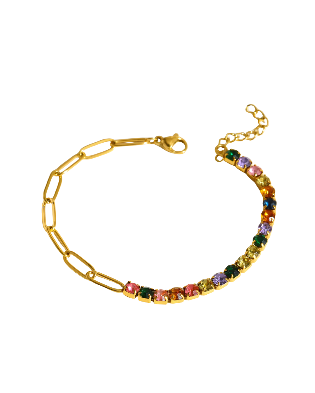 PULSERA COLORFULL BOND GOLD