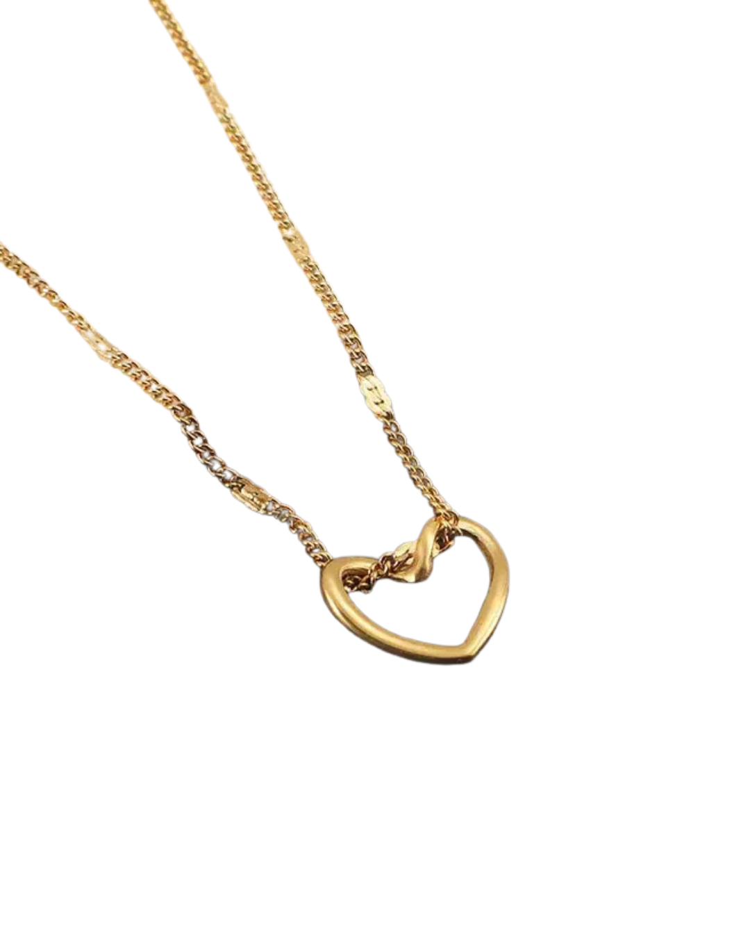 COLLAR CORAZON CALADO