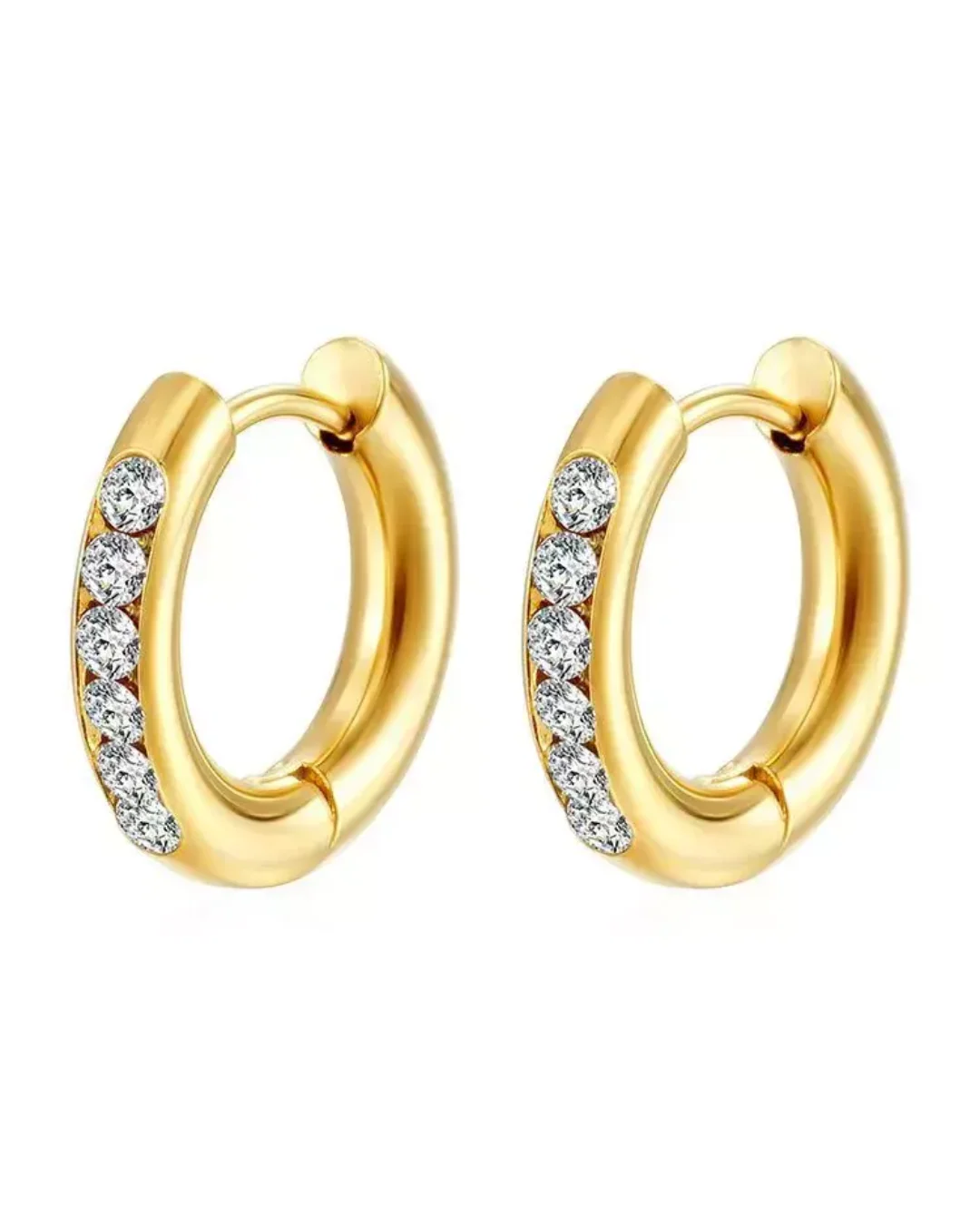 AROS HOOPS GOLD CUBIC