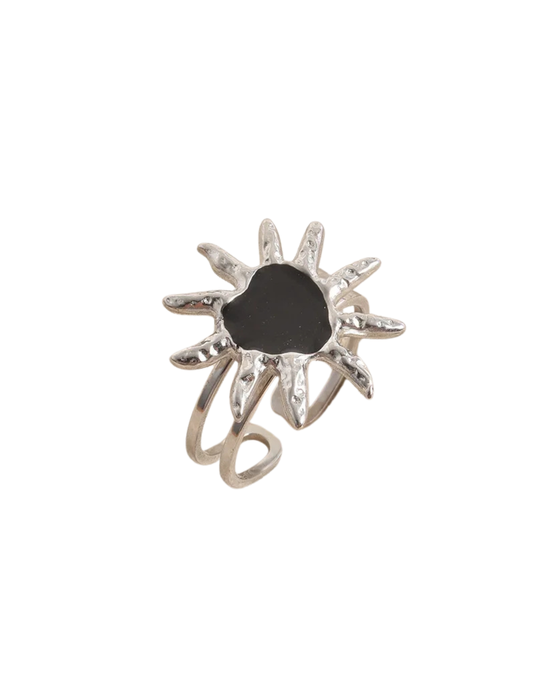 ANILLO FRIDA BLACK SILVER