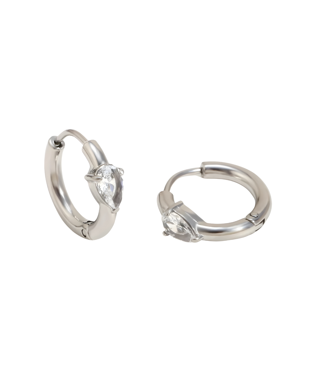 AROS HOOPS PONS SILVER