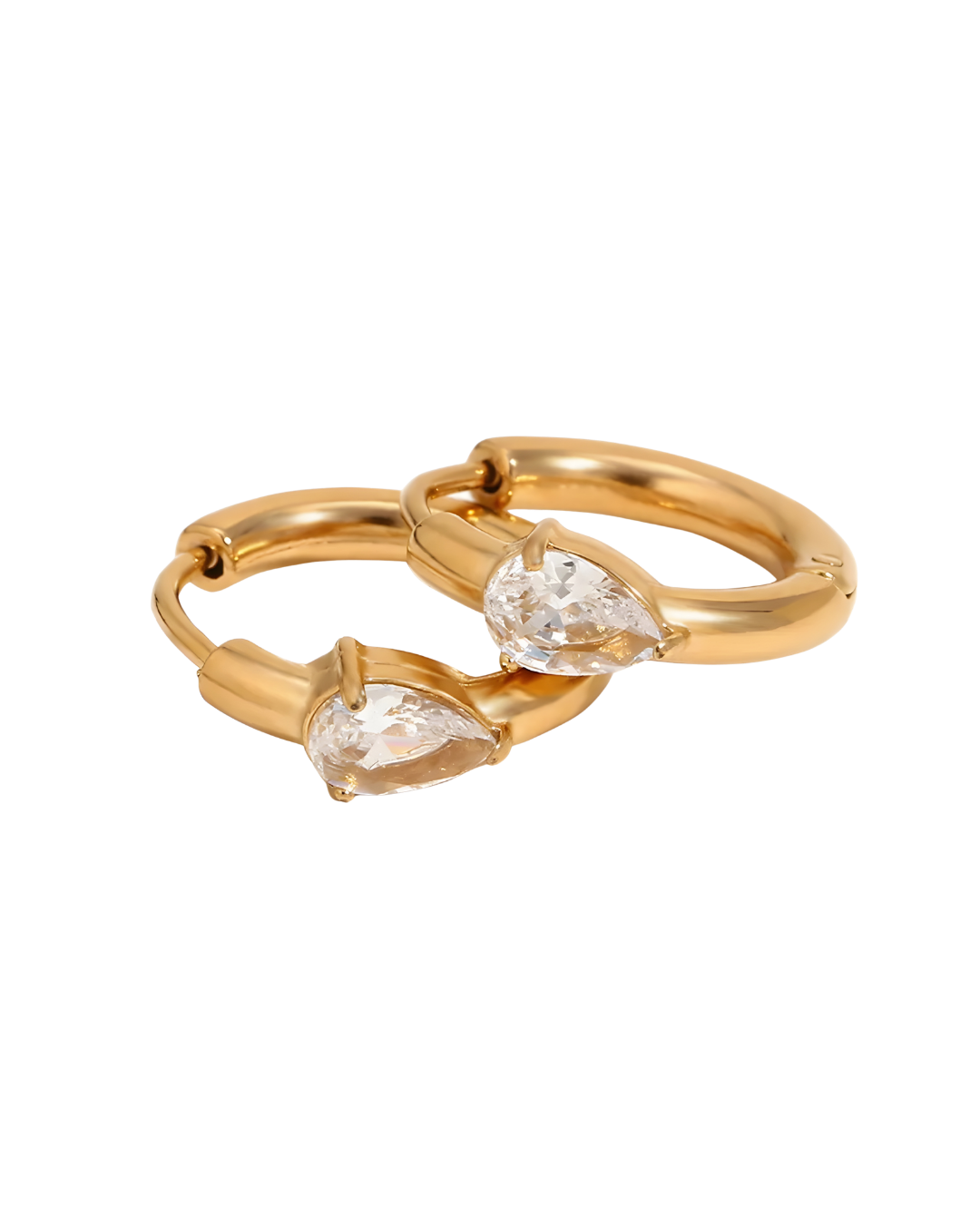 AROS HOOPS PONS GOLD