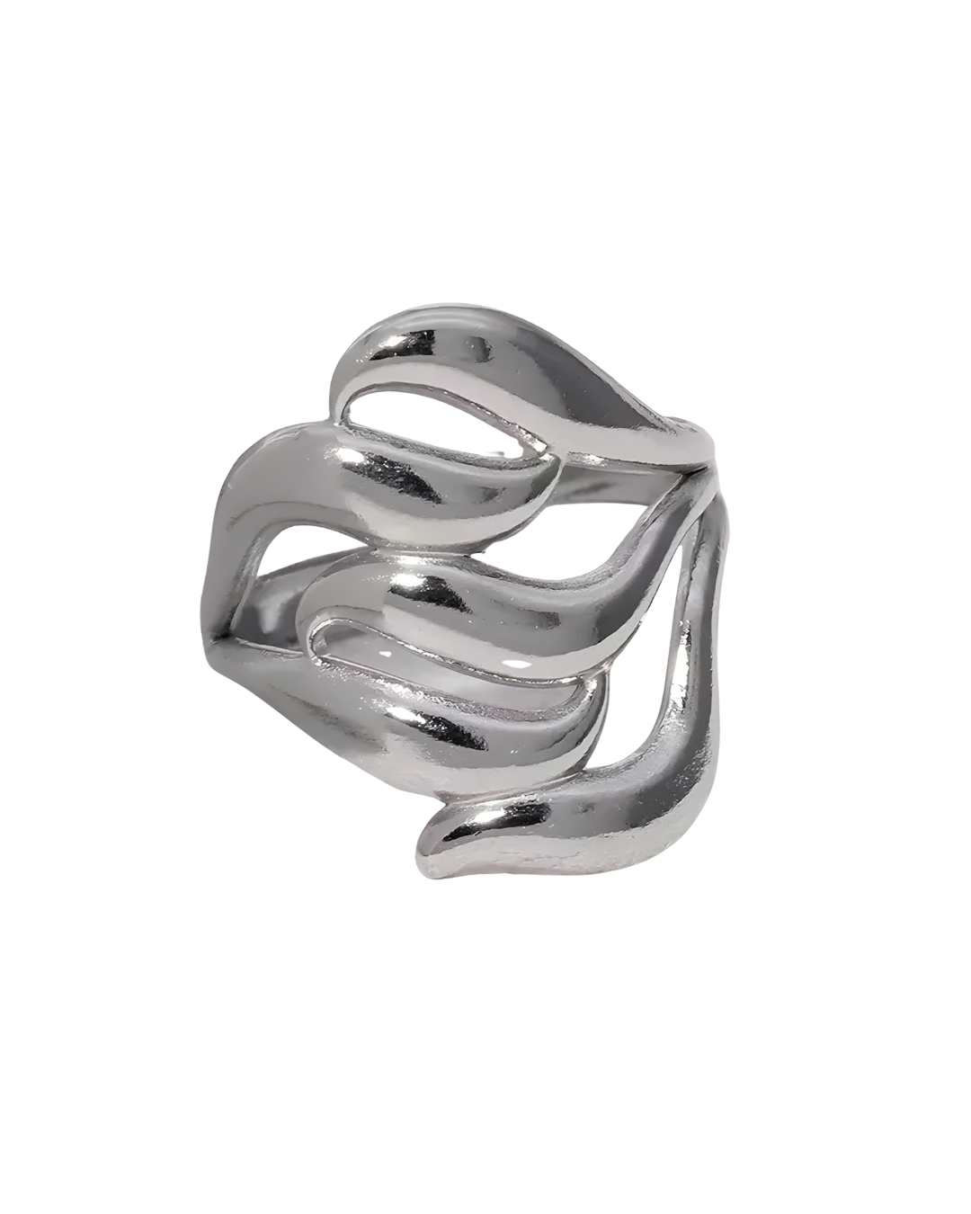 ANILLO TRENZA SILVER