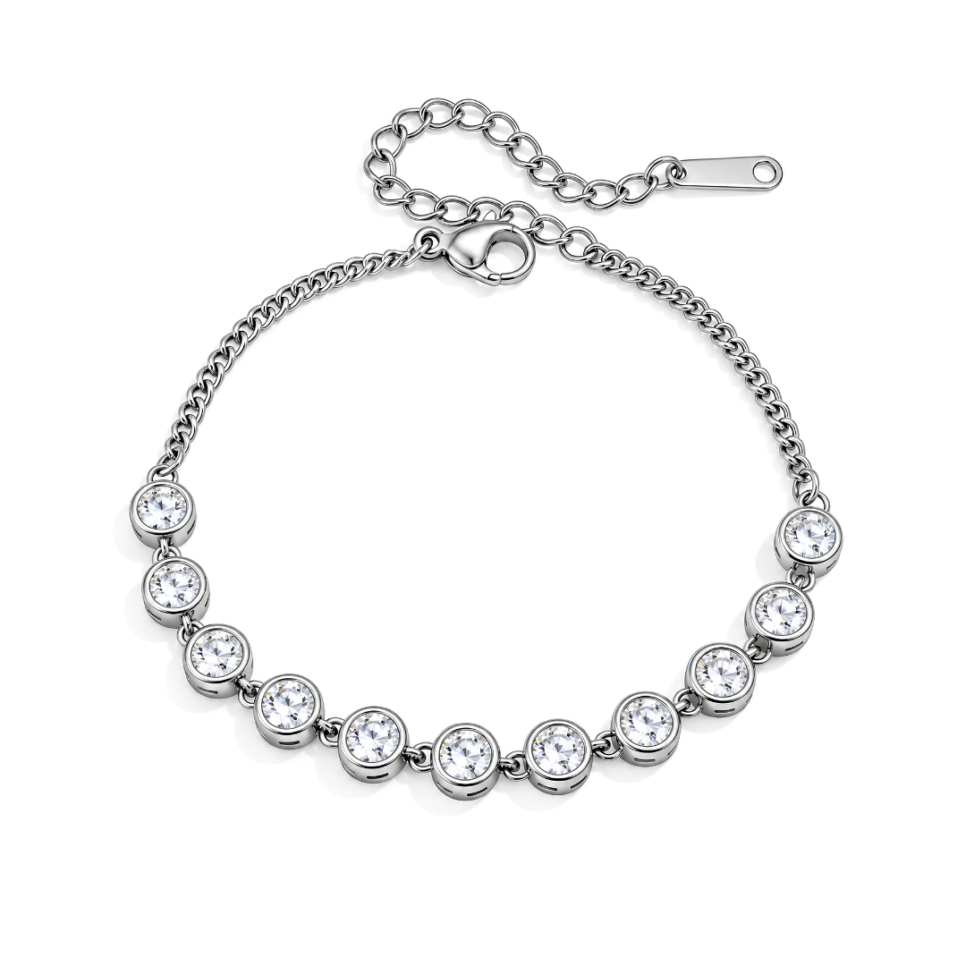 PULSERA SHALLOW SILVER