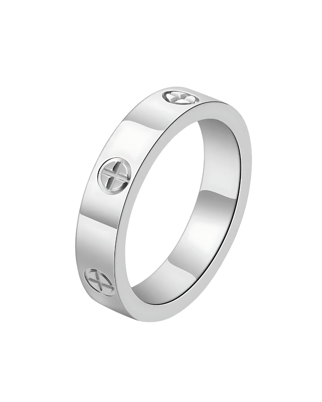 ANILLO CAMELIAS SILVER