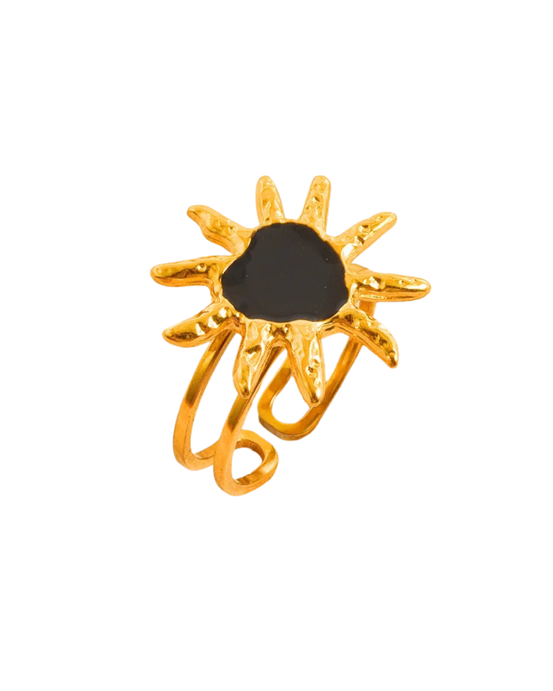 ANILLO FRIDA BLACK GOLD