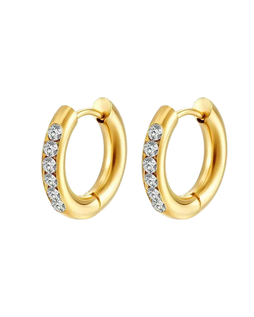 AROS HOOPS GOLD CUBIC