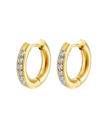 AROS HOOPS GOLD CUBIC