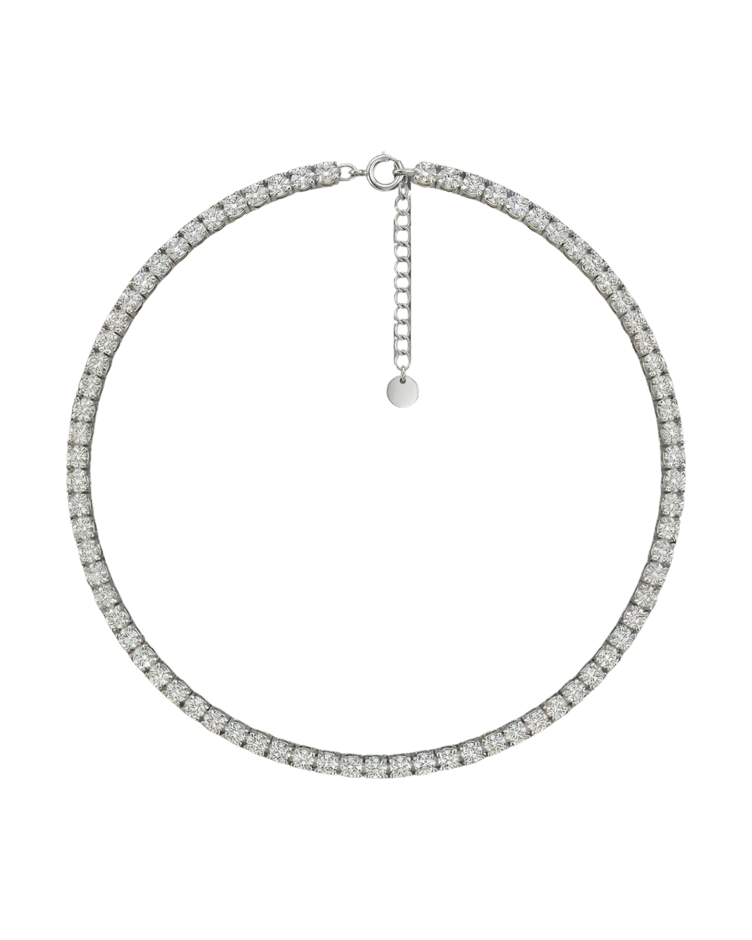 CHOKER TENNIS COURT SILVER