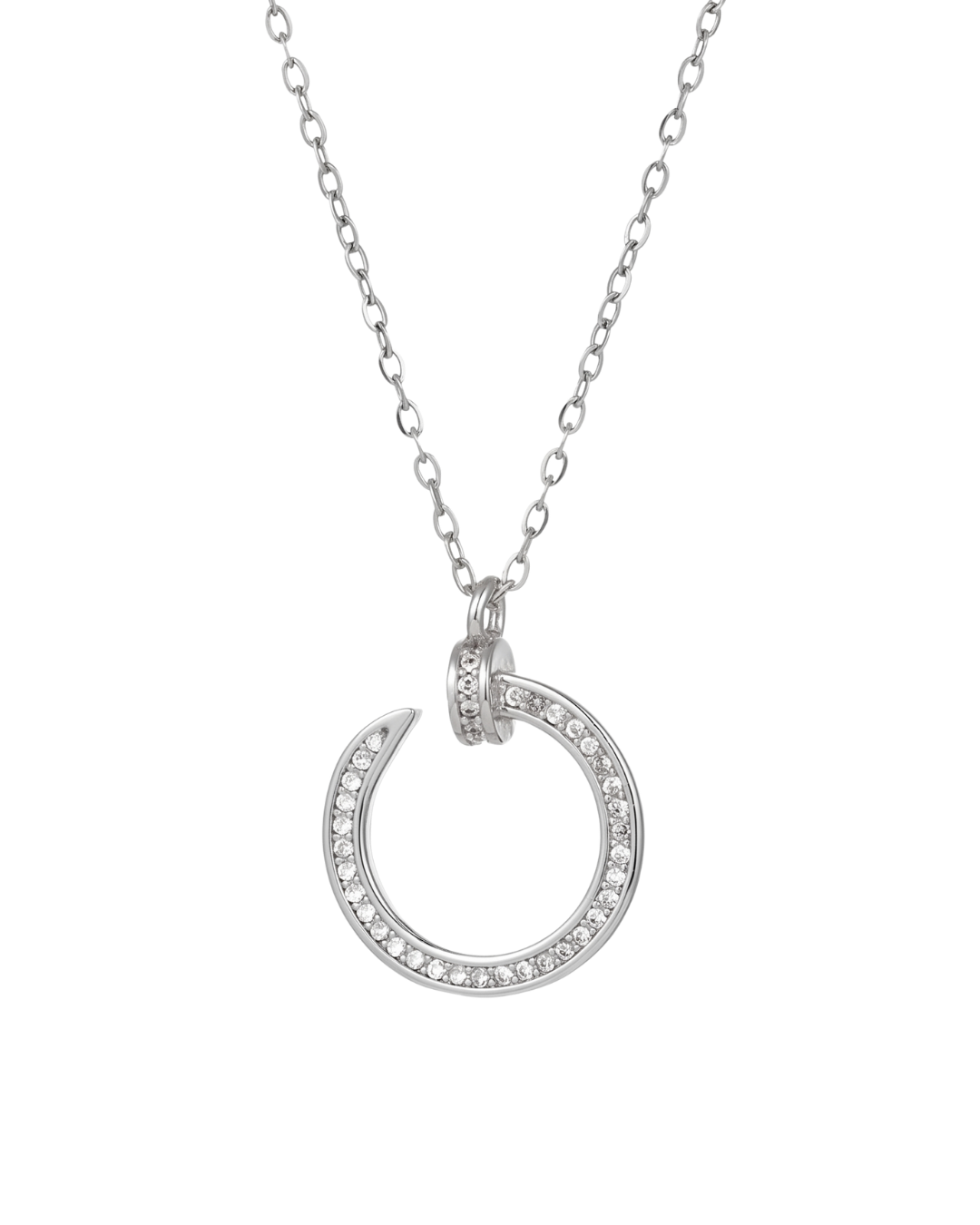 COLLAR CLAVO SILVER