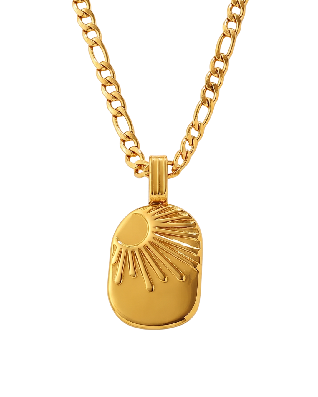 COLLAR MEDALLA SUNRISE GOLD