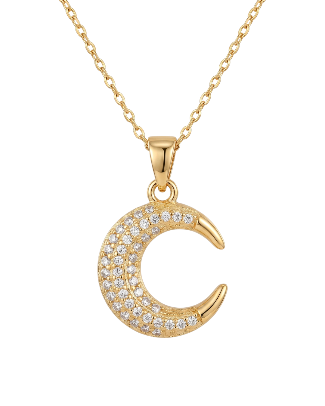 COLLAR LUNA MICROPAVE GOLD