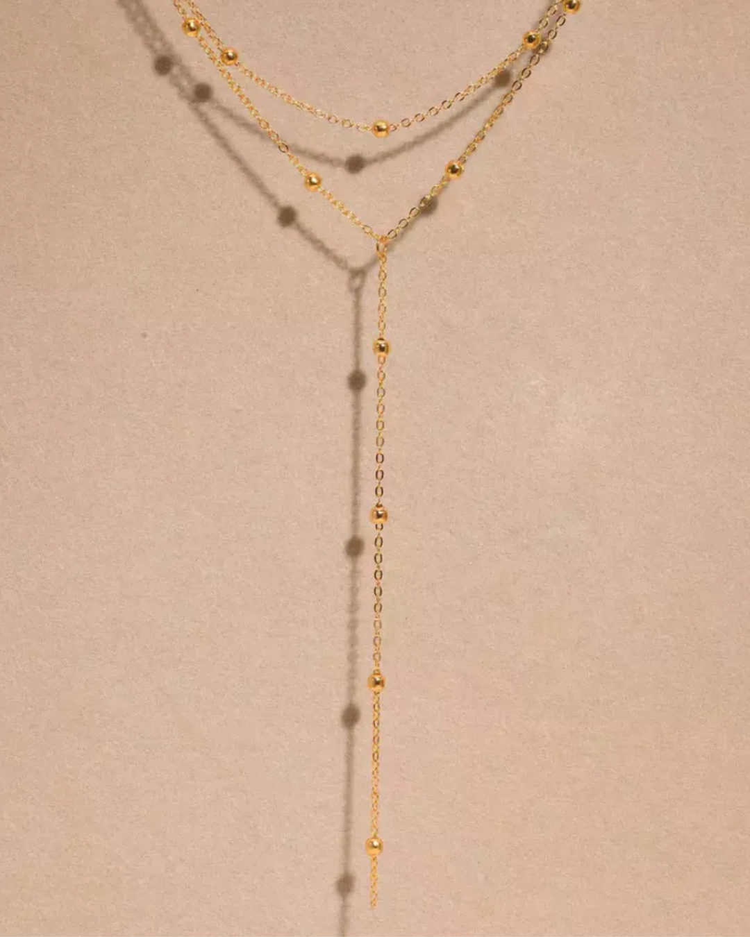 COLLAR DOBLE CORBATERO FINO BALLS