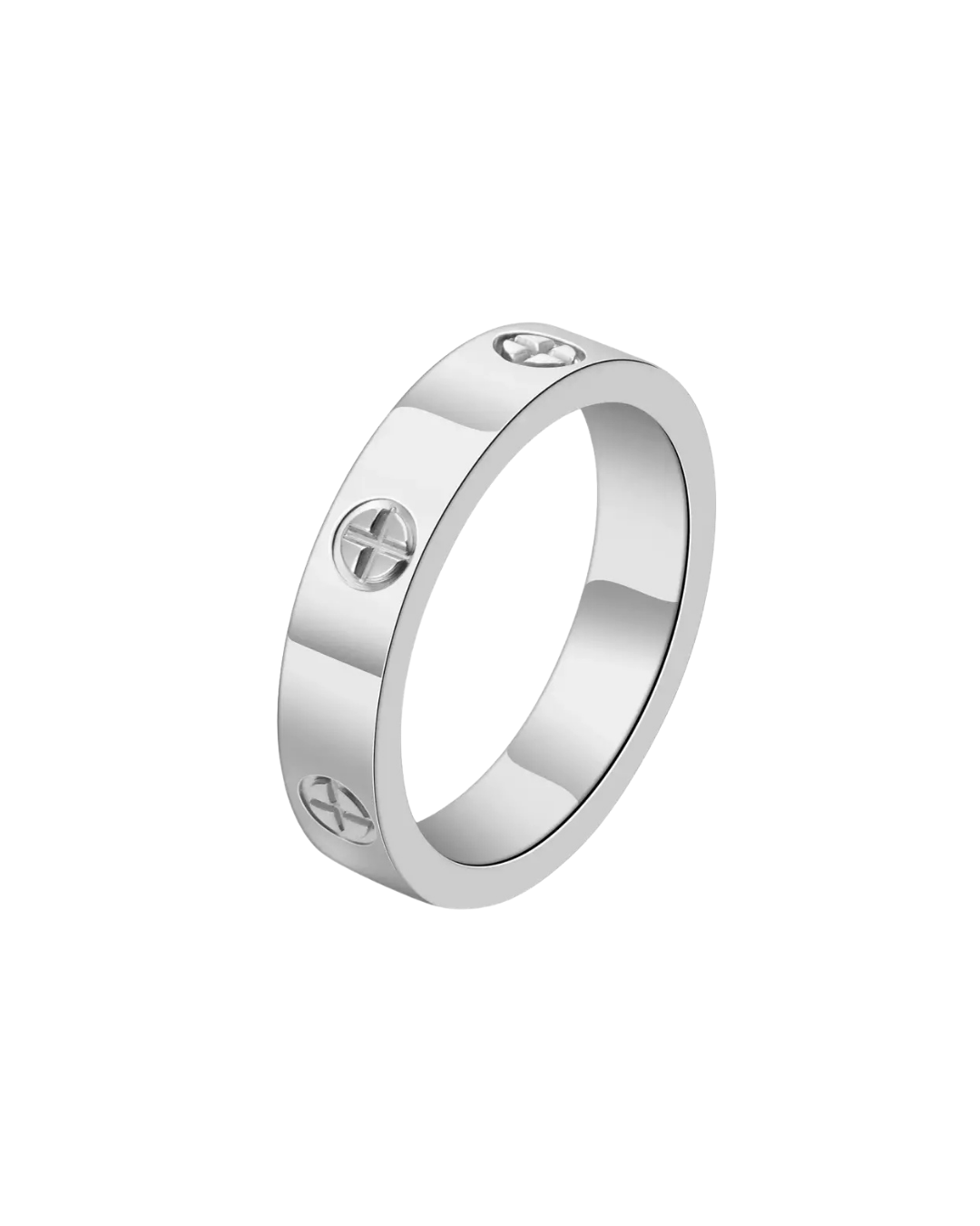 ANILLO CAMELIAS SILVER