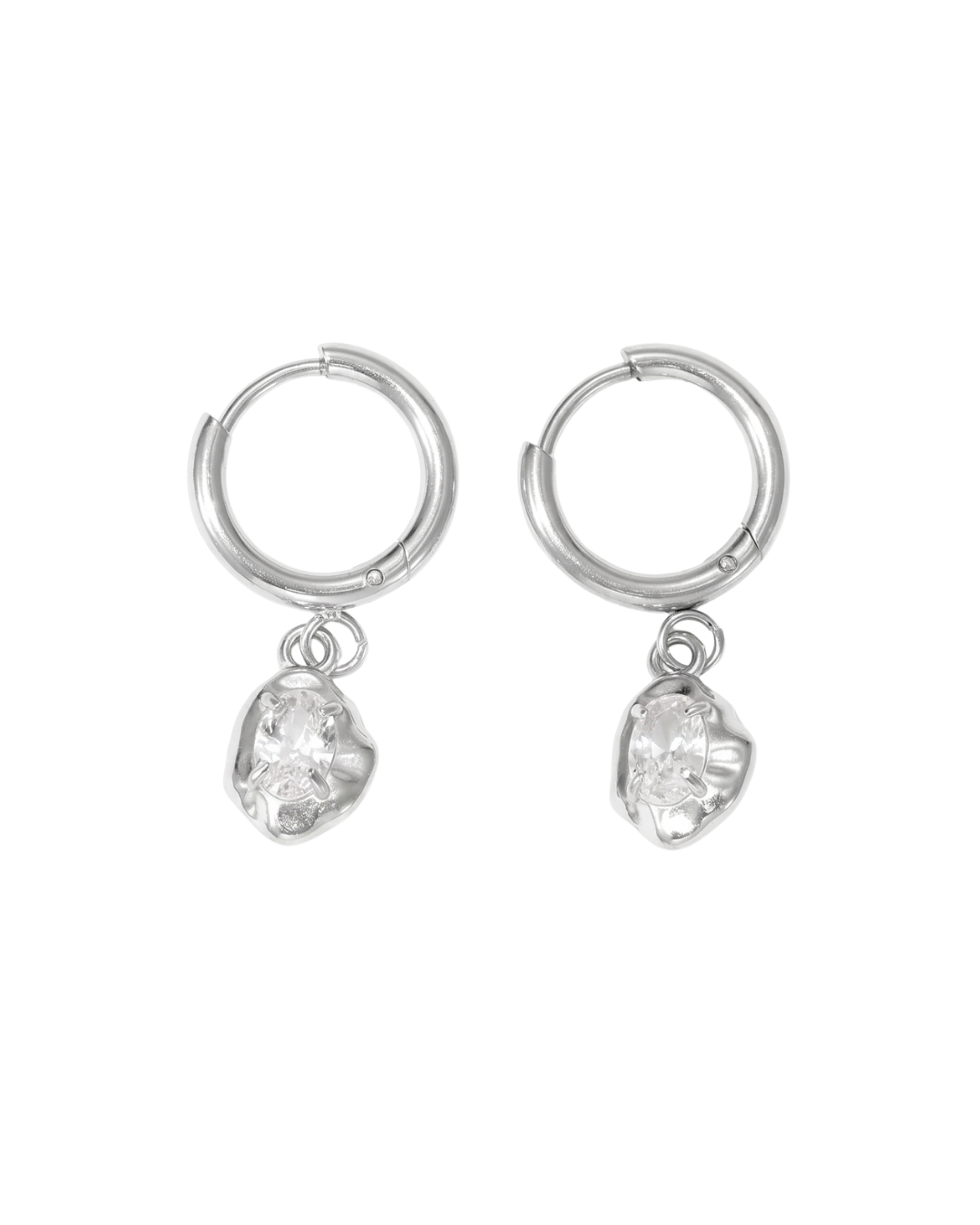 AROS HOOPS VINTAGE SILVER