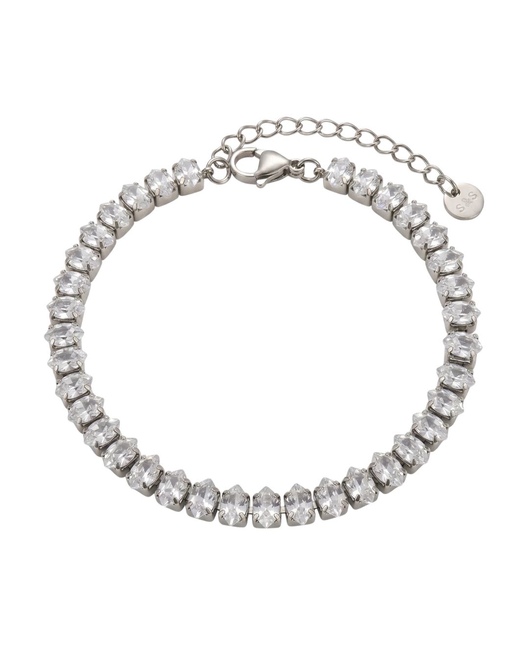 PULSERA LUXURY OVAL SILVER