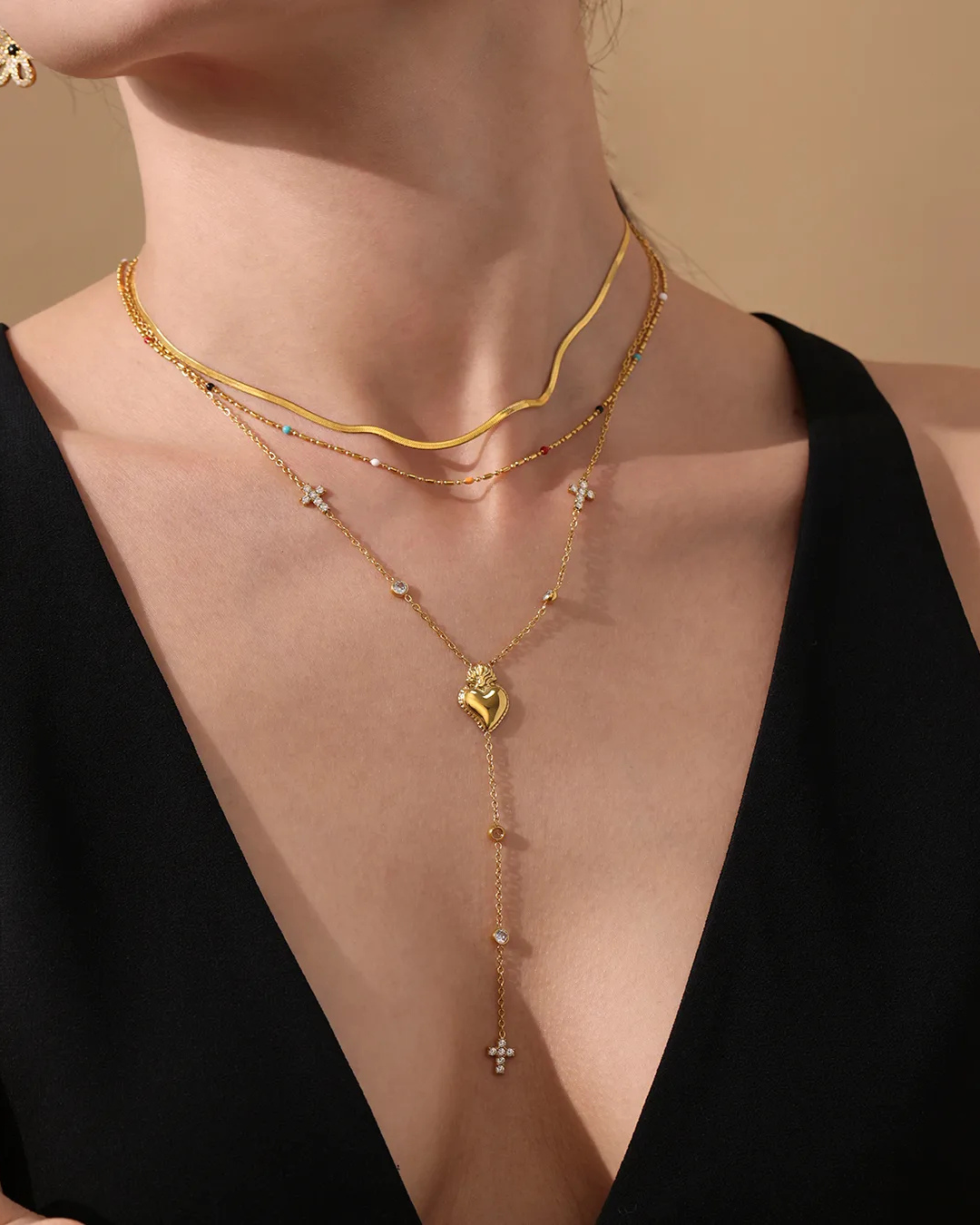COLLAR CORBATERO SPICY GOLD
