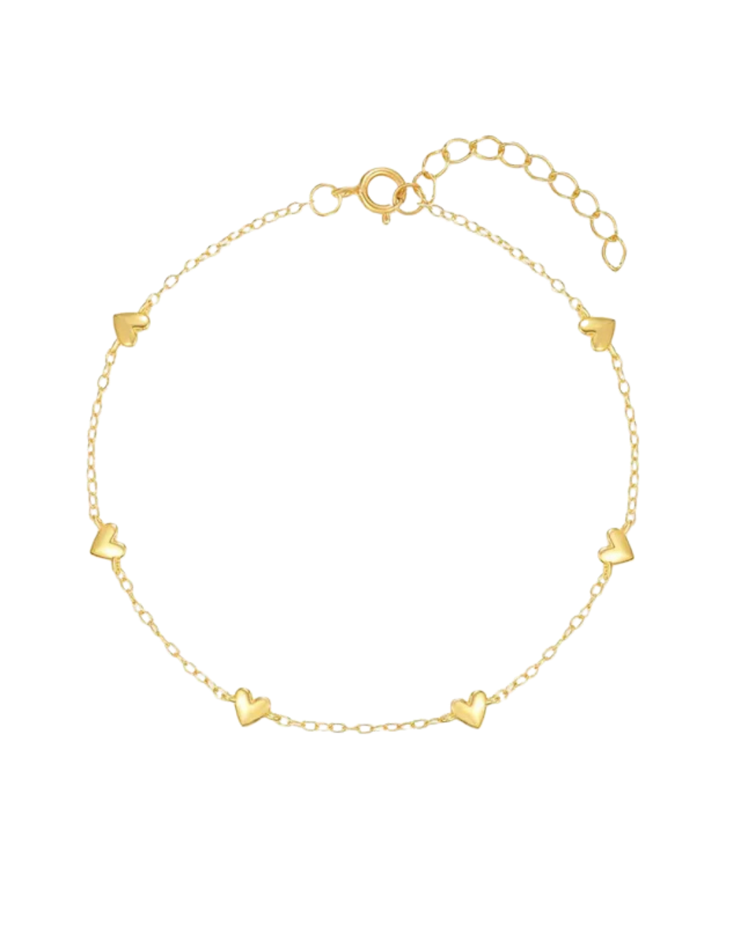 PULSERA LITTLE HEARTS GOLD