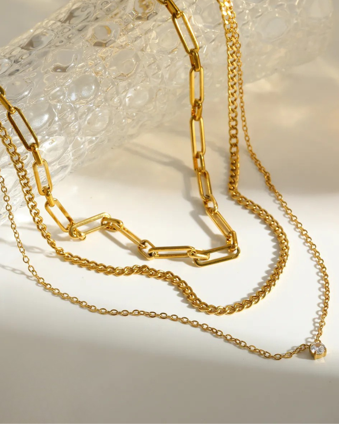 COLLAR TRIPLE CHAINS SUSAN