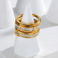 ANILLO BOWIE GOLD