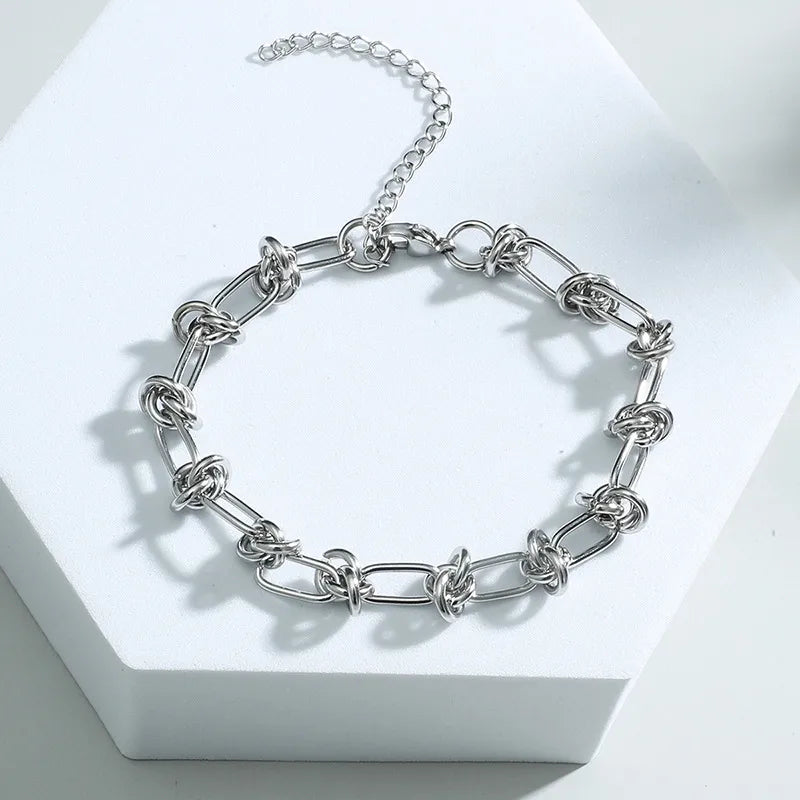 PULSERA NUDO LINKS SILVER